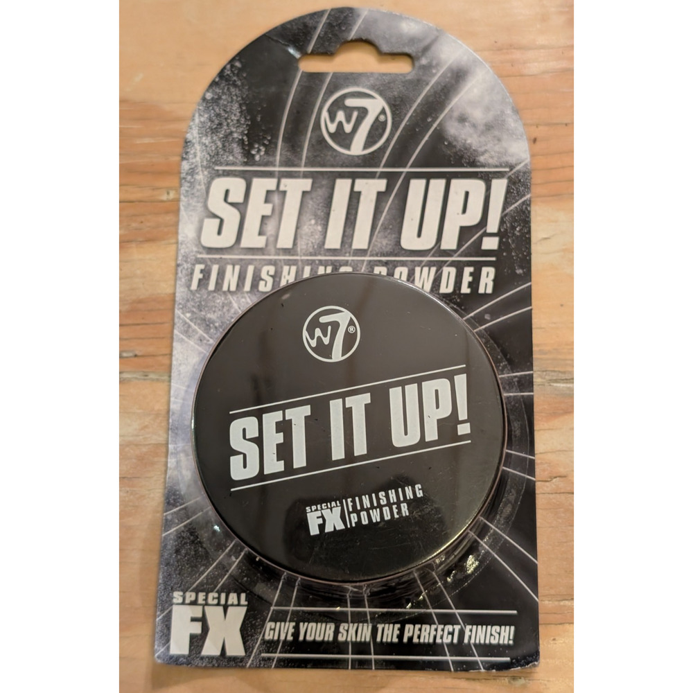 W7 Set It Up Translucent Loose Finishing Powder Special FX New In Pack!